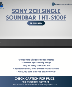 Sony 2CH SINGLE SOUNDBAR WITH BLUETOOTH® TECHNOLOGY | HT-S100F