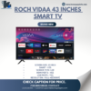 ROCH VIDAA 43 INCH SMART TV Price: 6,700 Leones Screen Size: 43 Inch Smart -YES Screen Type: LED HDMI Ports : Yes USB Ports : Yes Resolution : Full HD(1080p) A fantastic TV which suits a Living Room, Bedroom or Kitchen. The High definition offers an enhanced specification with slim and sleek appearance. With an upgraded operating system this year VIDAA system, one-touch remote control access, plenty of apps, fast boot and app launch, customisable launcher, brings you to a smarter world. Roch Smart allows you to connect to a world of on-demand entertainment through built-in apps such as Netflix, Prime, YouTube, Shahid and an integrated web browser. Plus, with dbx-tv sound quality audio, this Tv is a great choice for any home. #roch #leonegadgets #smarttv #home
